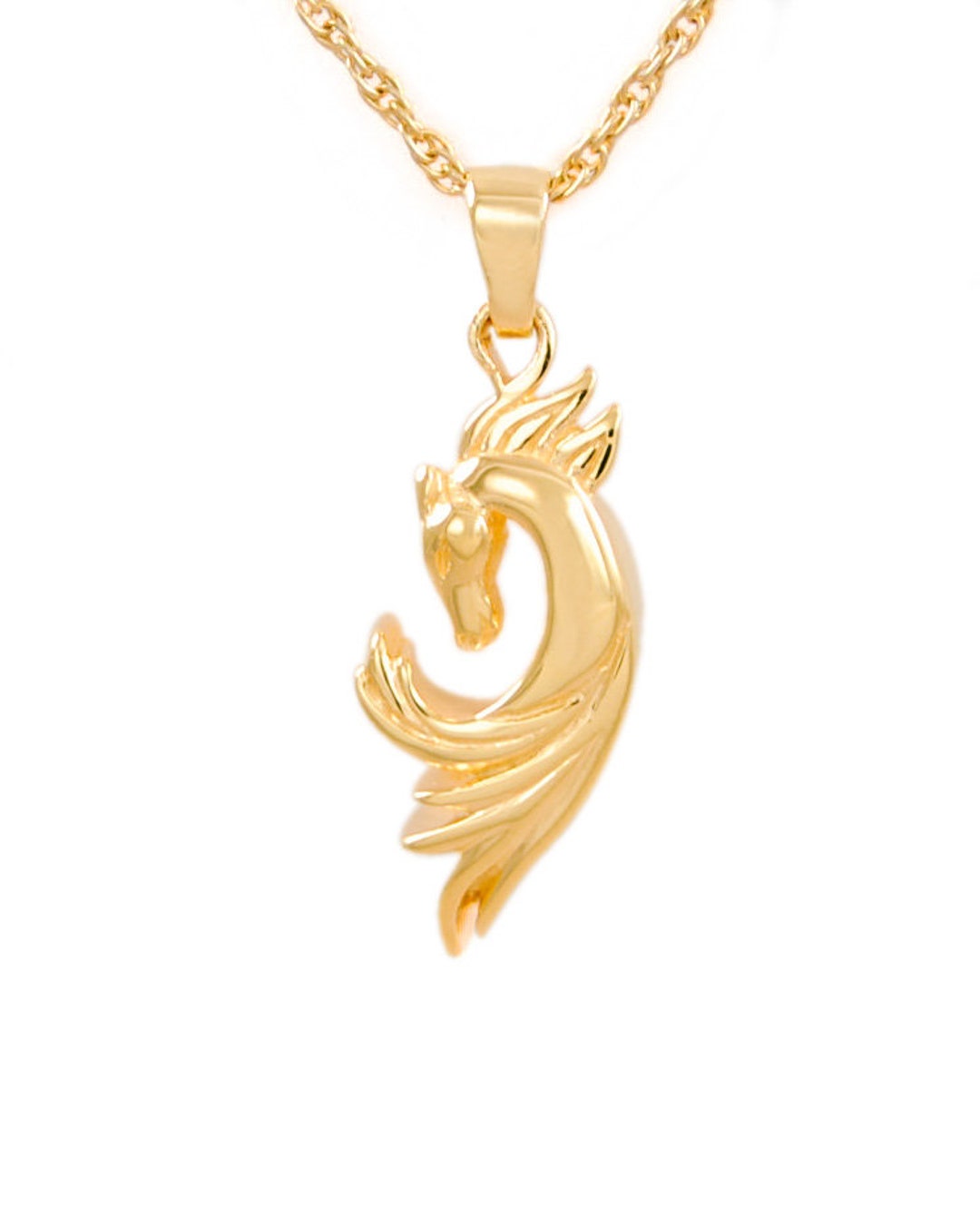 Horse Cremation Pendanturn Necklacememorial Necklacememorial Jewelry