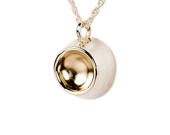 Sterling Silver Pet Cremation Urn Necklace: Ashes Memorial Jewelry