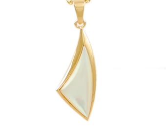 Sterling Silver Sail Cremation Urn Pendant Necklace