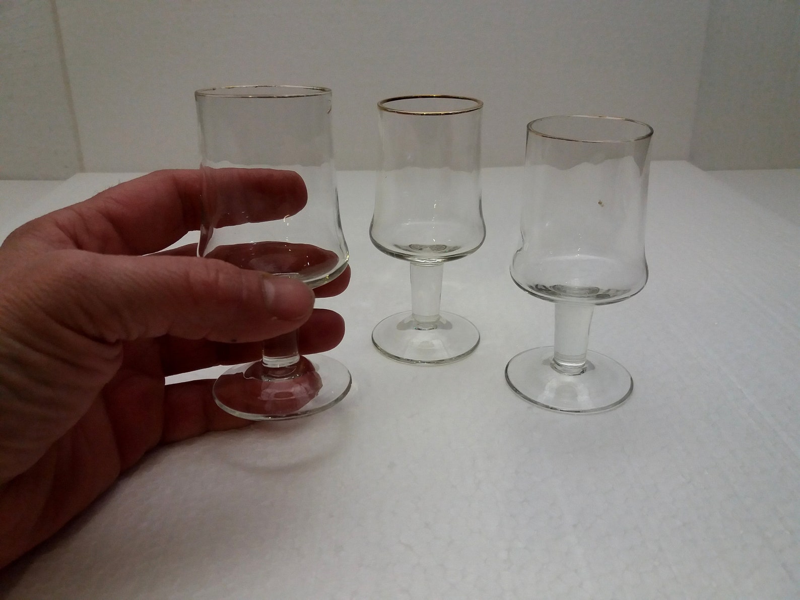 Set of Glasses Vintage Set of Cups Glass Cups Glass Cups Etsy