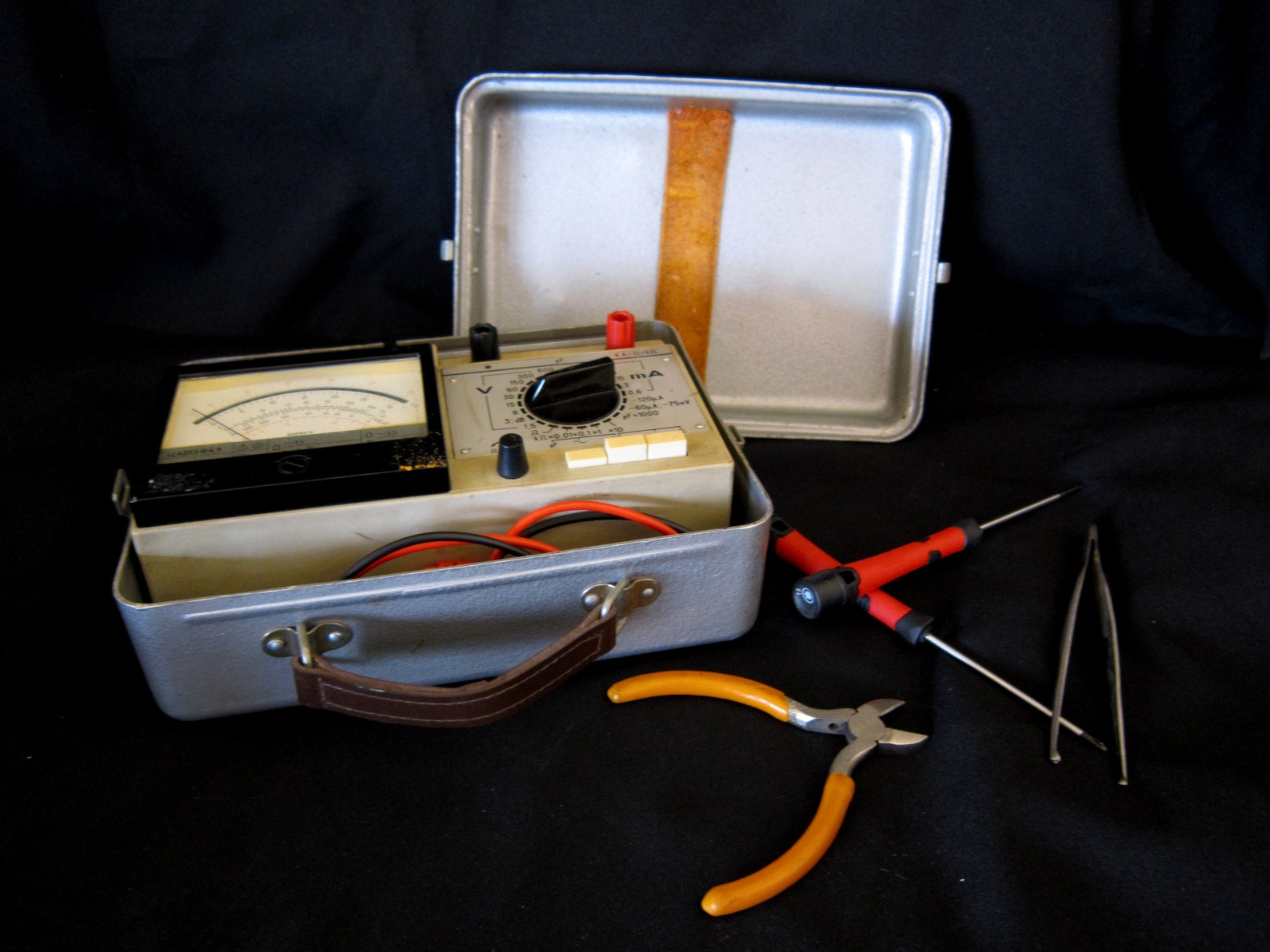 Soviet Multimeter, Device Combined, Old Analogue Multimeter, Tester