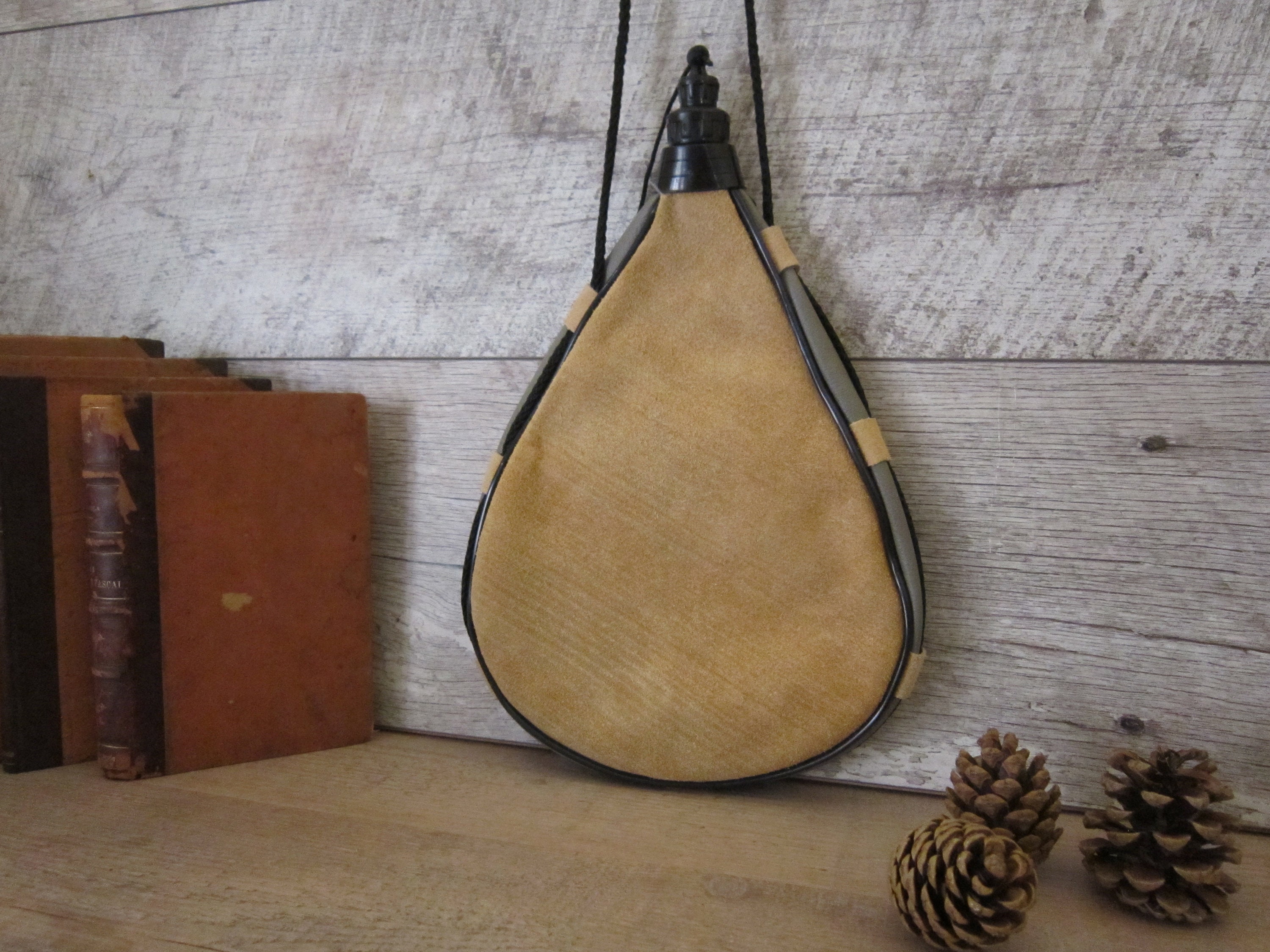 Canteen Flask Made of Artificial Leather Water Bottle New Etsy UK