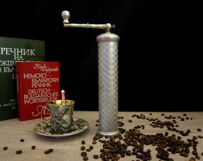 Vintage, Antique, Turkish, Coffee Grinder, Brass, Mill, Nostalgic, Manual, Collectibles Etsy