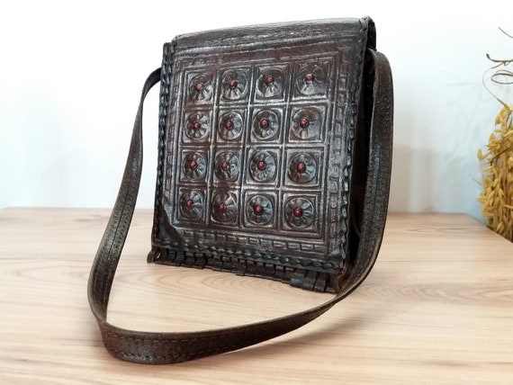 retro leather bag