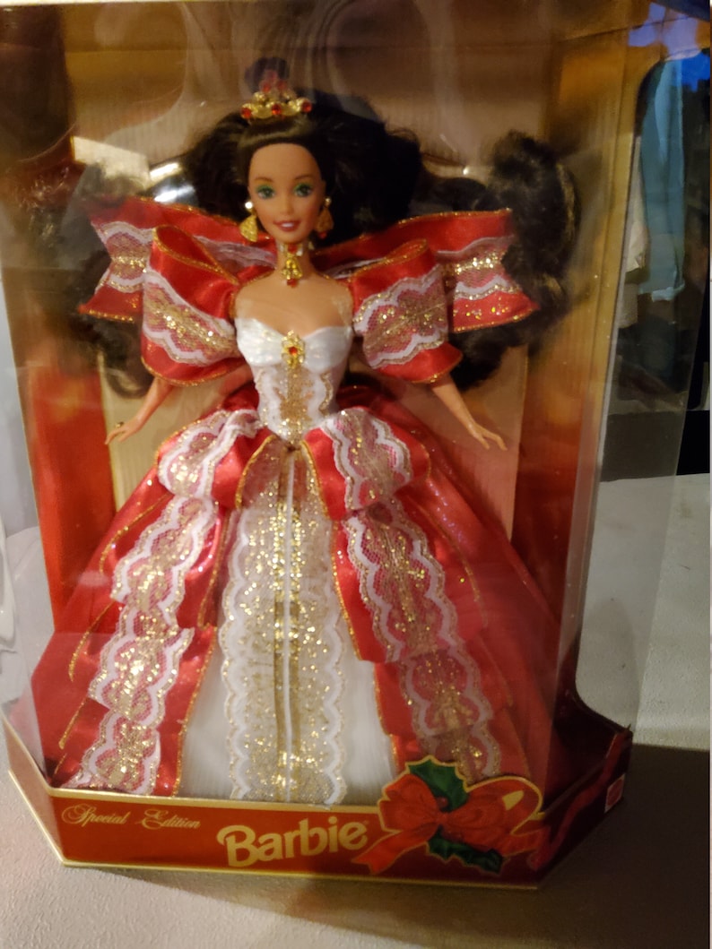 1997 MISPRINT Holiday Barbie - Etsy