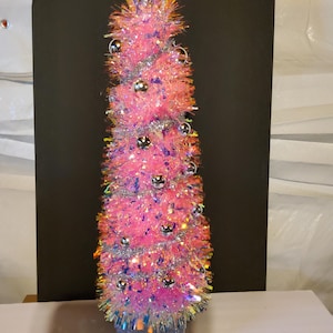 Table top Christmas Trees hand-made