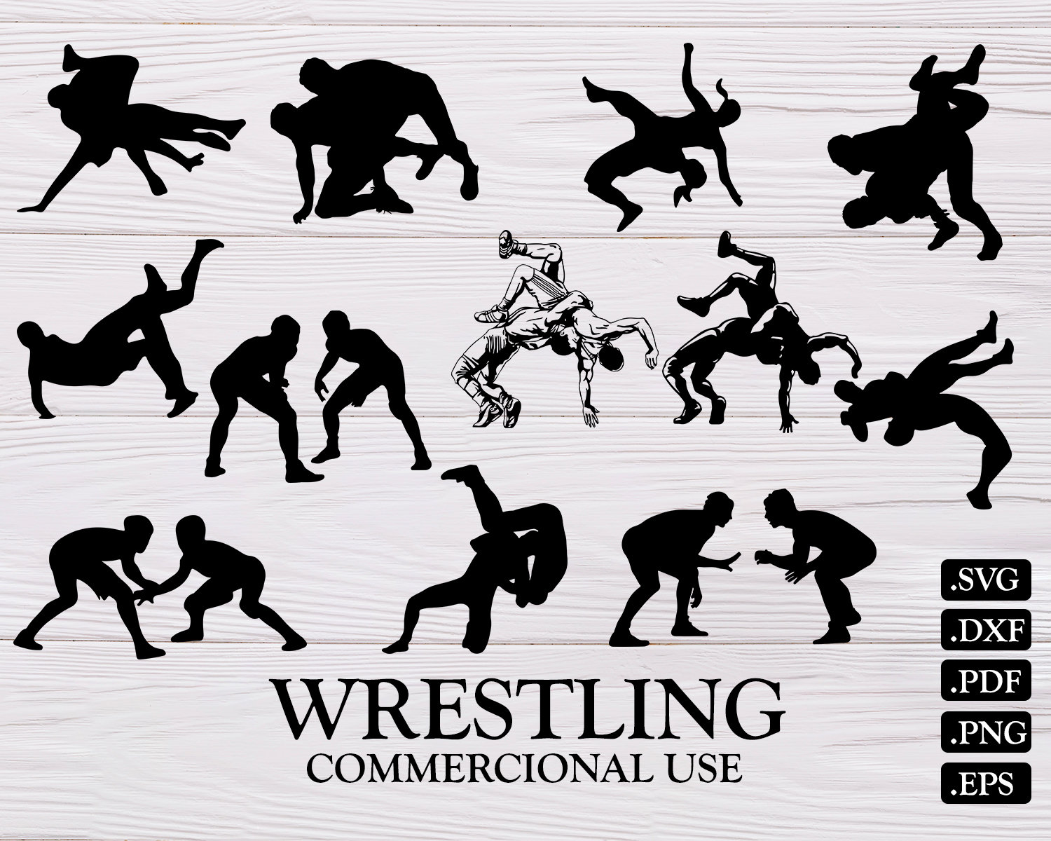 Wrestler SVG