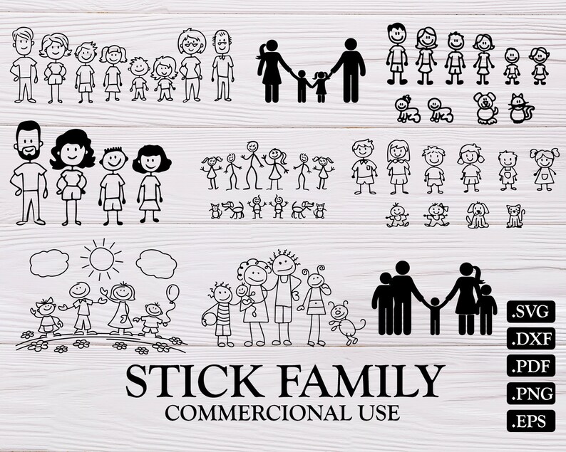 Free Free 316 Family Stick Figures Svg SVG PNG EPS DXF File