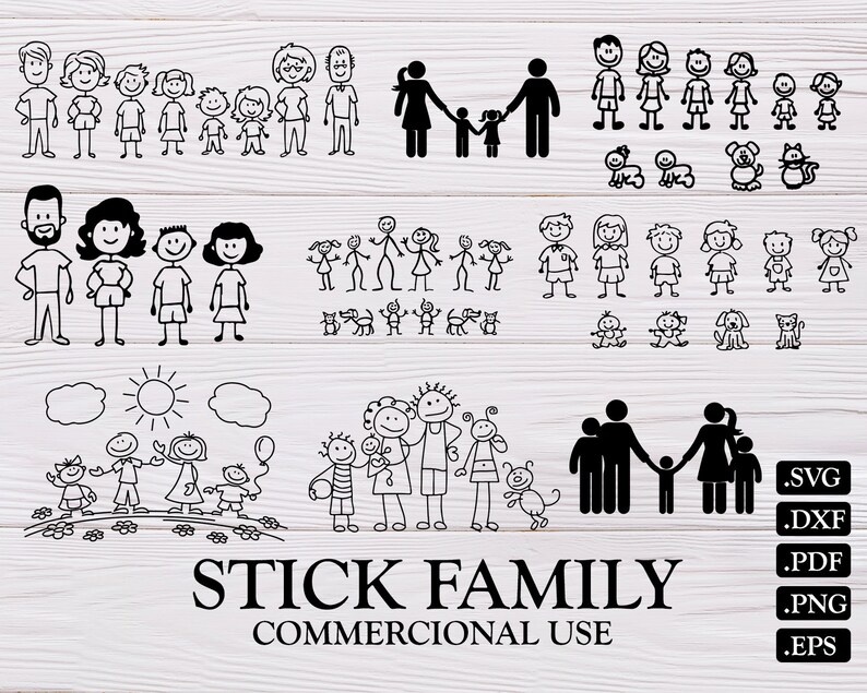 Free Free Stick Figure Family Svg Free 820 SVG PNG EPS DXF File