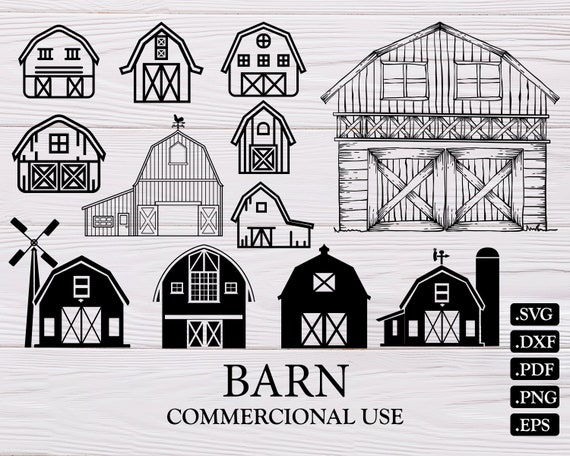 Barn Svg Farm Svg Barn Farmhouse Svg Farming Svg Barn Etsy