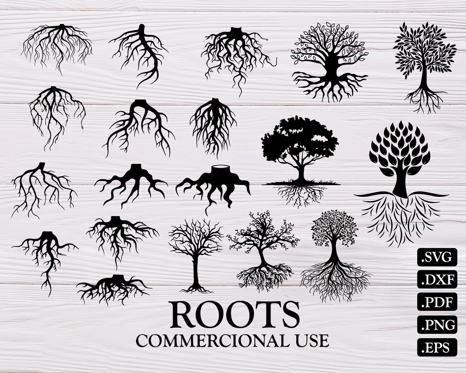 Download ROOTS SVG roots tree svg tree roots svg family tree svg | Etsy