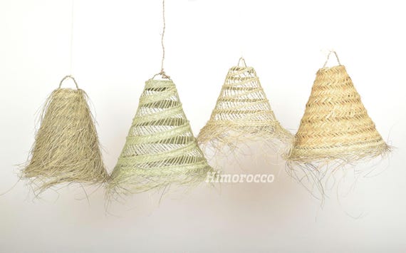 Boho suspension in natural fiber -  Halfa fiber suspension