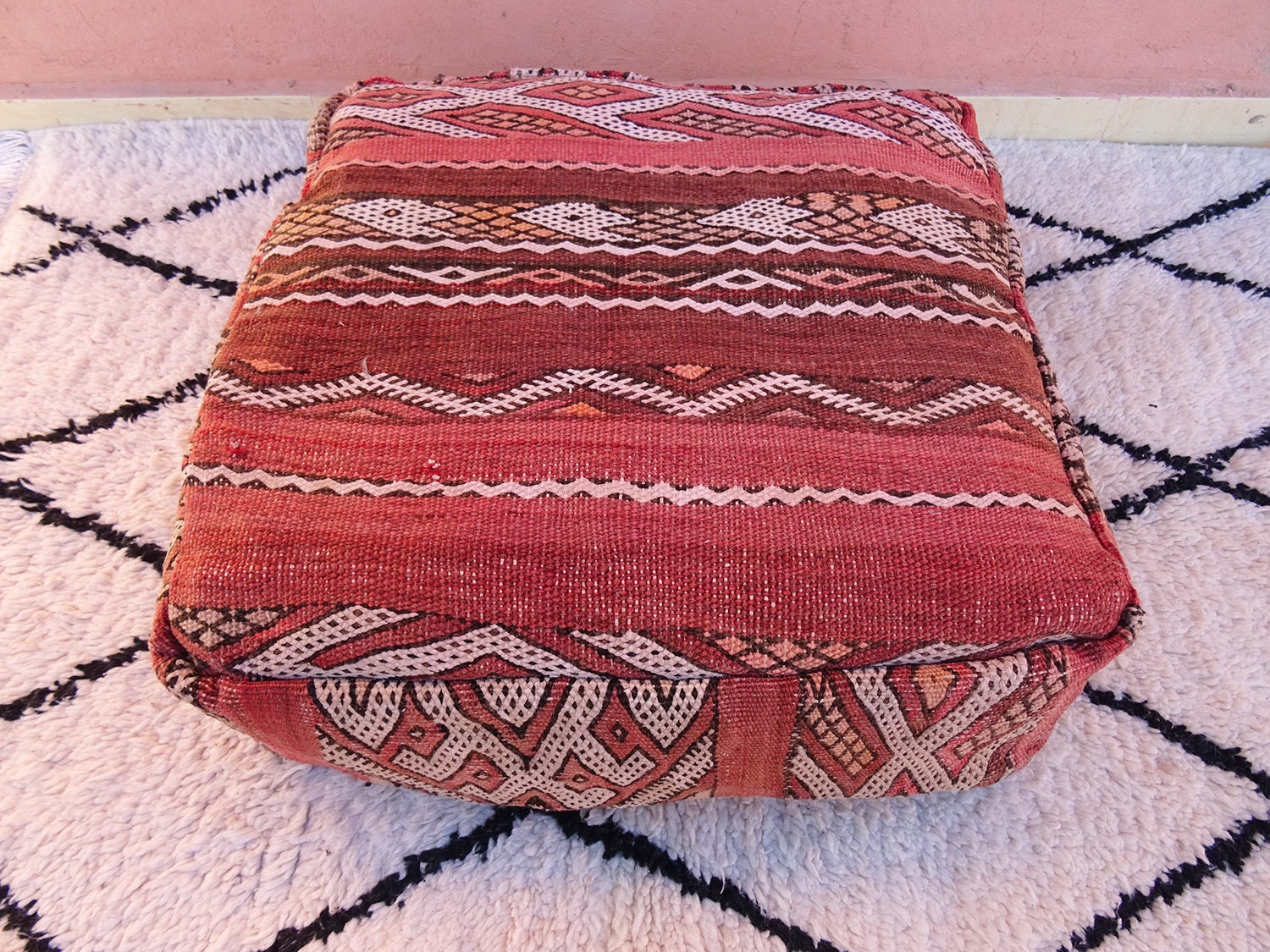 Moroccan Floor Pillow Amazing Bohemian Tribal Pouf Ottomans Etsy UK