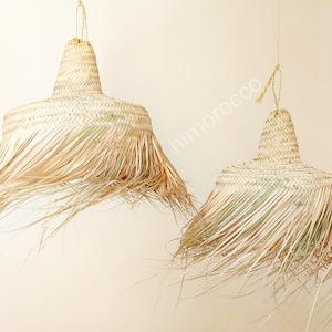 Palm Leaf Lampshades , natural texture and patterns of palm leaves