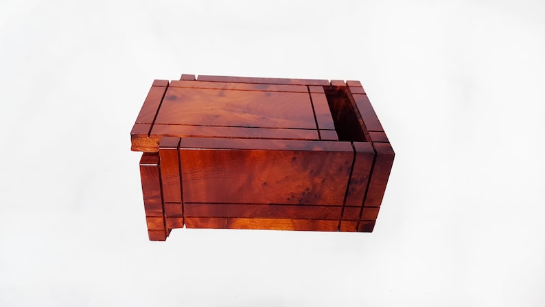 FAST Shipping** Secret Jewelry Box Case Puzzle LOCK box wooden craft Wooden Magic Puzzle Wooden puzzle box Gift Wooden Box