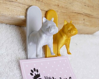 Bentatec Schl/üsselbrett Franz/ösische Bulldoggen Familie 6 Haken