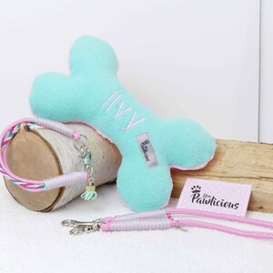 Collar XS M dogs pink sail rope handmade Liba Pawlicious image 9