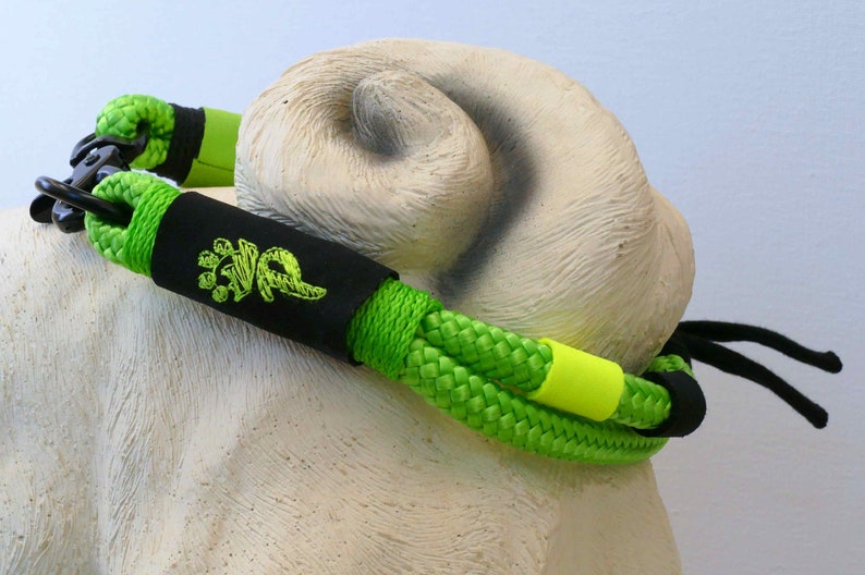 Collar for dogs neon green handmade Liba Pawlicious image 7