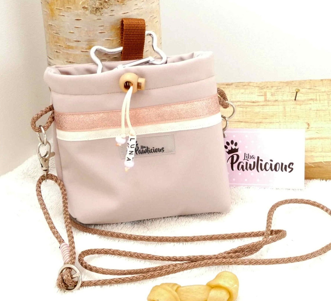 Hunde Leckerli Tasche zum umhängen Futterbeutel Hundeleckerli Etsy