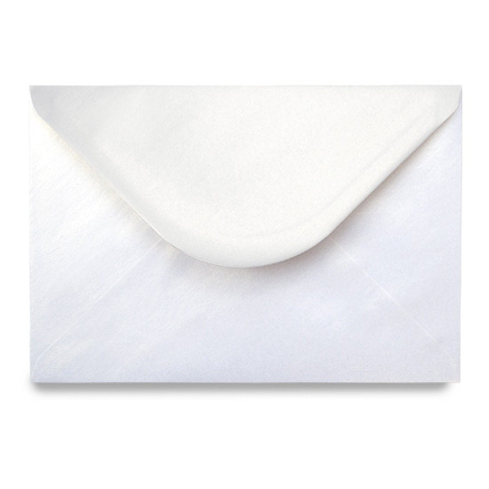 C5 White Gold Dust Pearl Envelopes to fit A5 cards Etsy