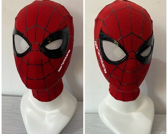 Spiderman Mask MCU Squinted Lenses Get 2 Pair Lenses Kit + 3D Puffy Paint