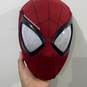 Mask + Animated Spiderman Faceshell Lenses Cartoon Movie Big Lenses