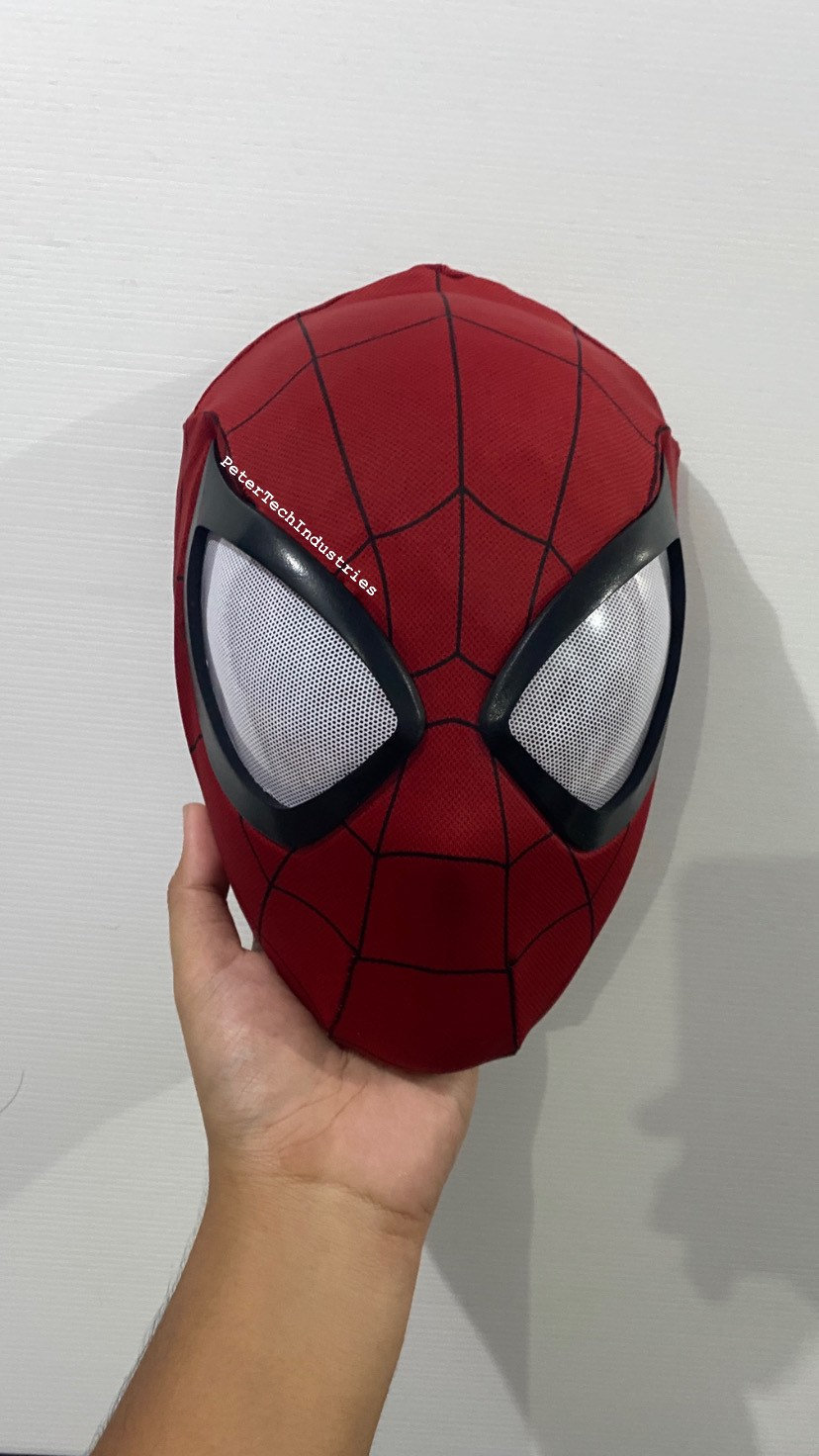 Mask + Animated Spiderman Faceshell Lenses Cartoon Movie Big