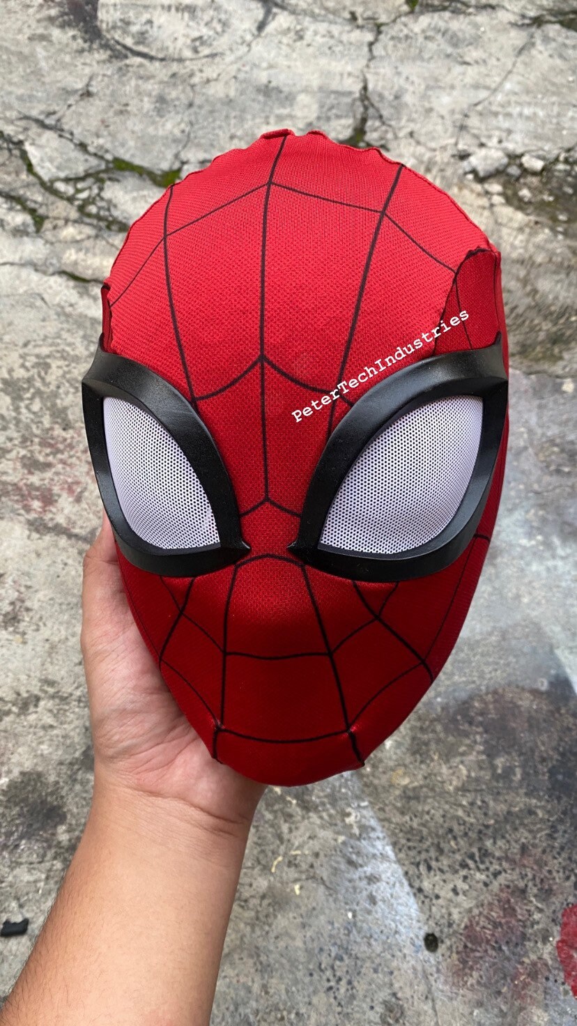 Spectacular Spiderman Faceshell+lenses+fabricmask - Etsy Canada