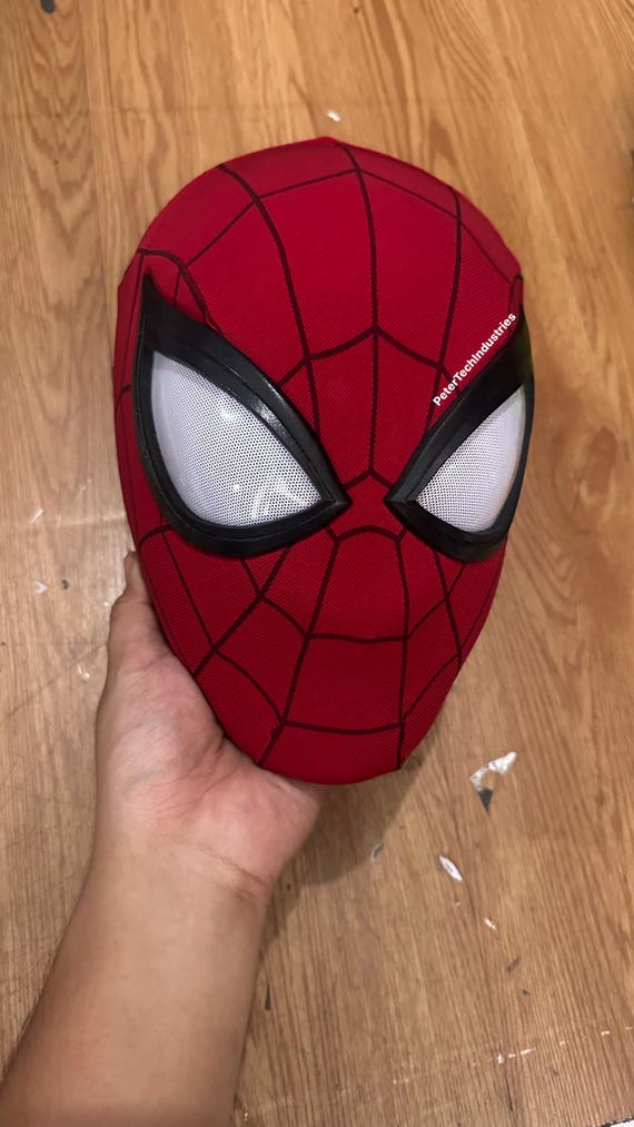 新品 スパイダーマン PS4 フェイスシェルレンズ + マスク