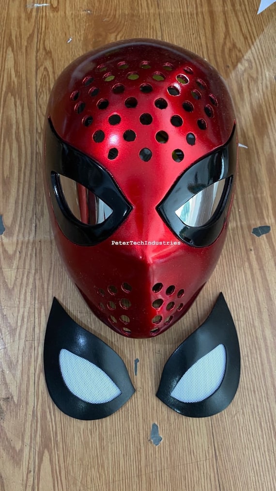 アレックス・ロス スパイダーマン フェイスシェルレンズ：ホワイト