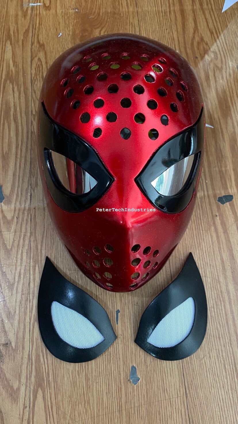 Alex Ross Spiderman Faceshell Lenses: White & Mirror, Fog-free - Etsy