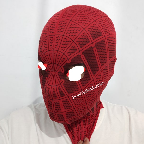 Amazing Spiderman Mask Fabric Lycra Spandex Stretch