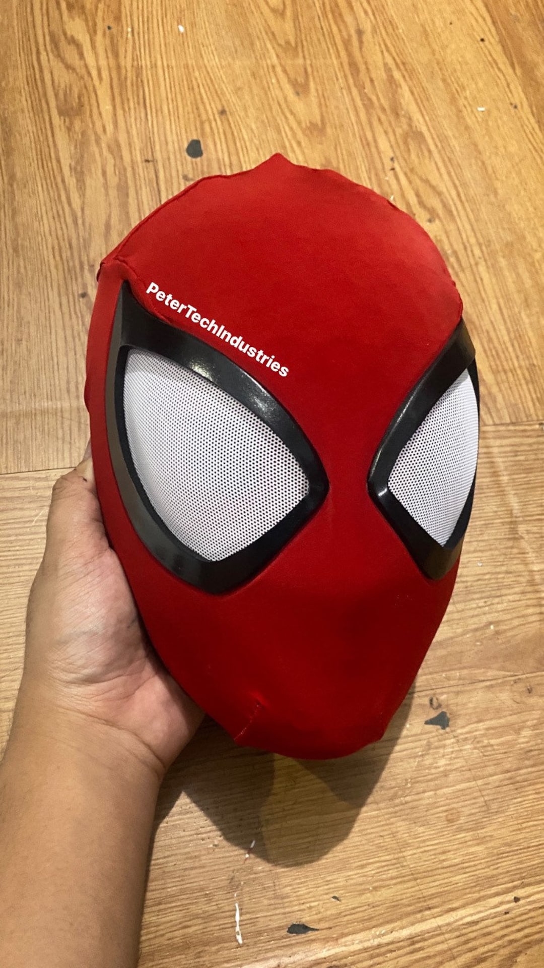 スパイダーマン マスク 赤