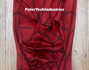 スパイダーマスク 赤 - Etsy 日本