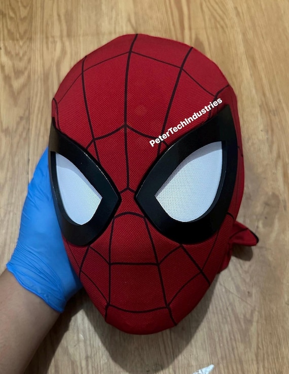 【スパイダーバース】新品 スーペリア・スパイダーマン 2Dマスク コスプレ スパイダーバース】新品 スーペリア・スパイダーマン 2Dマスク