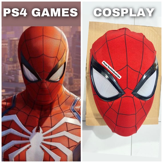 NEW Spiderman PS4 Faceshell Lenses Mask Spiderman Ps4 Insomniac Games -   Sweden