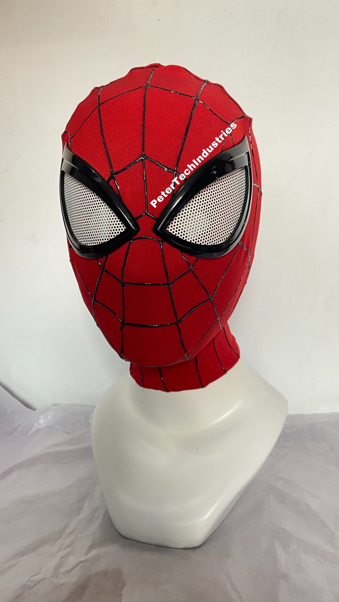 スパイダーマン PS4 マスク パフィーペイント 3D ウェブライン