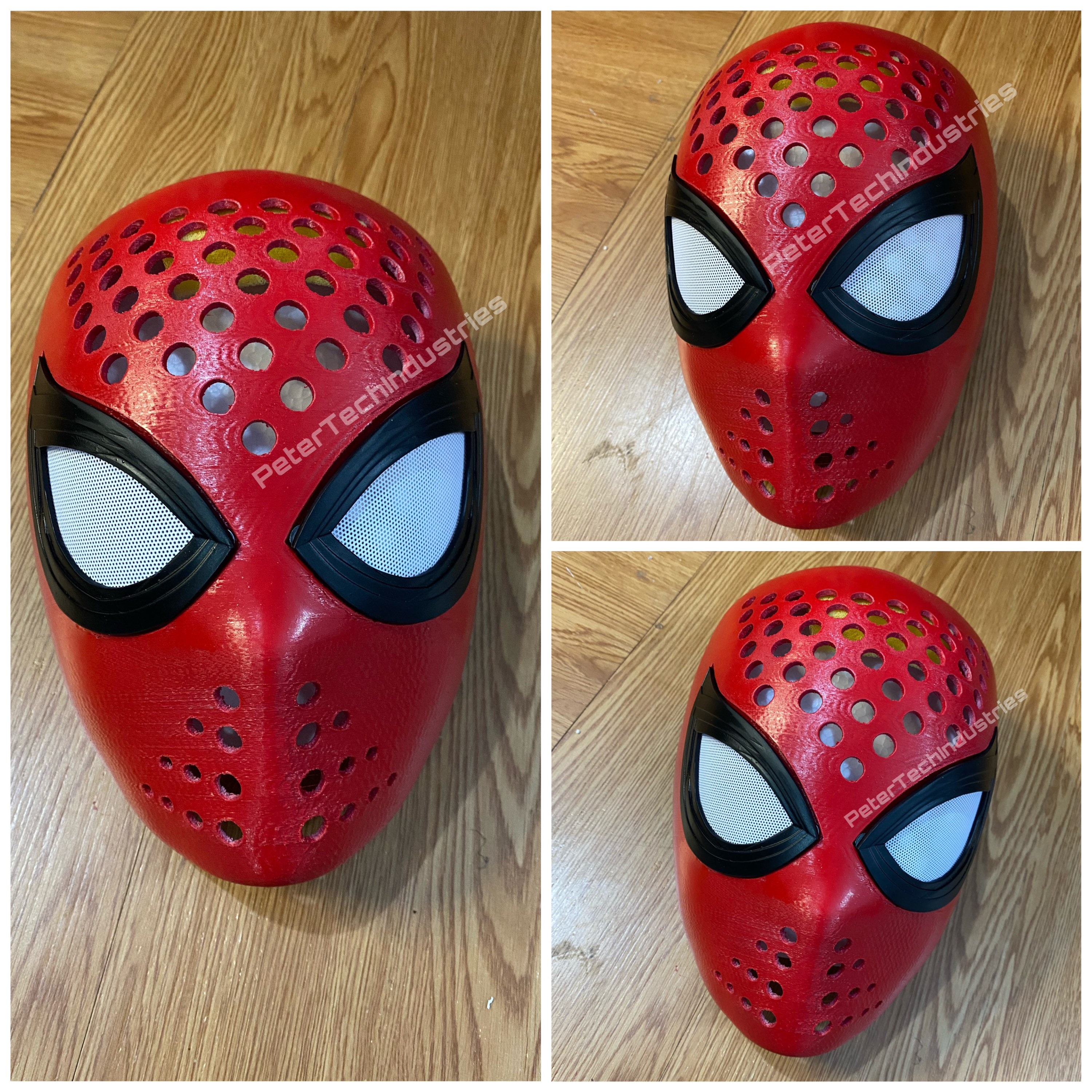 スパイダーマン トム・ホランド フェイスシェルマスク レンズ付き