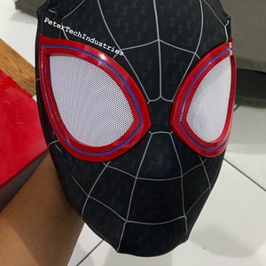 Mask + Faceshell Miles Morales Spiderman Into SpiderVerse