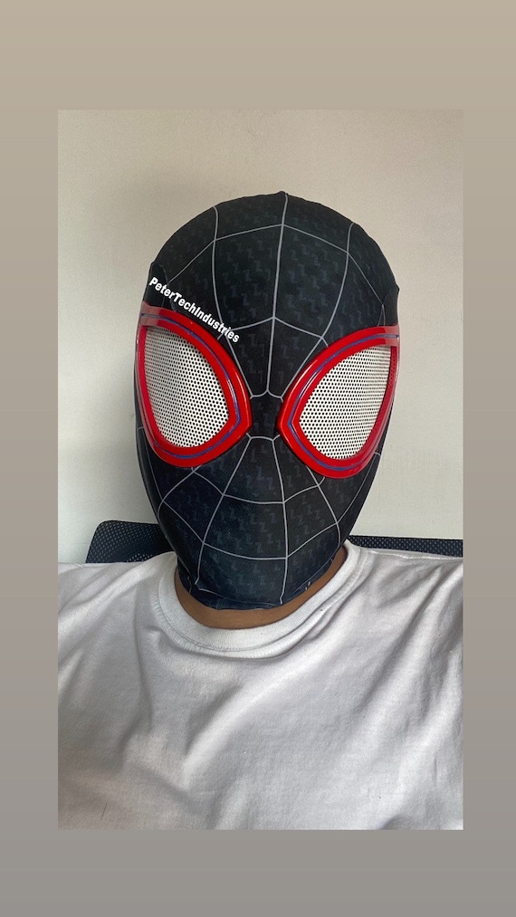 Mask Faceshell Miles Morales Spiderman Into Spiderverse 