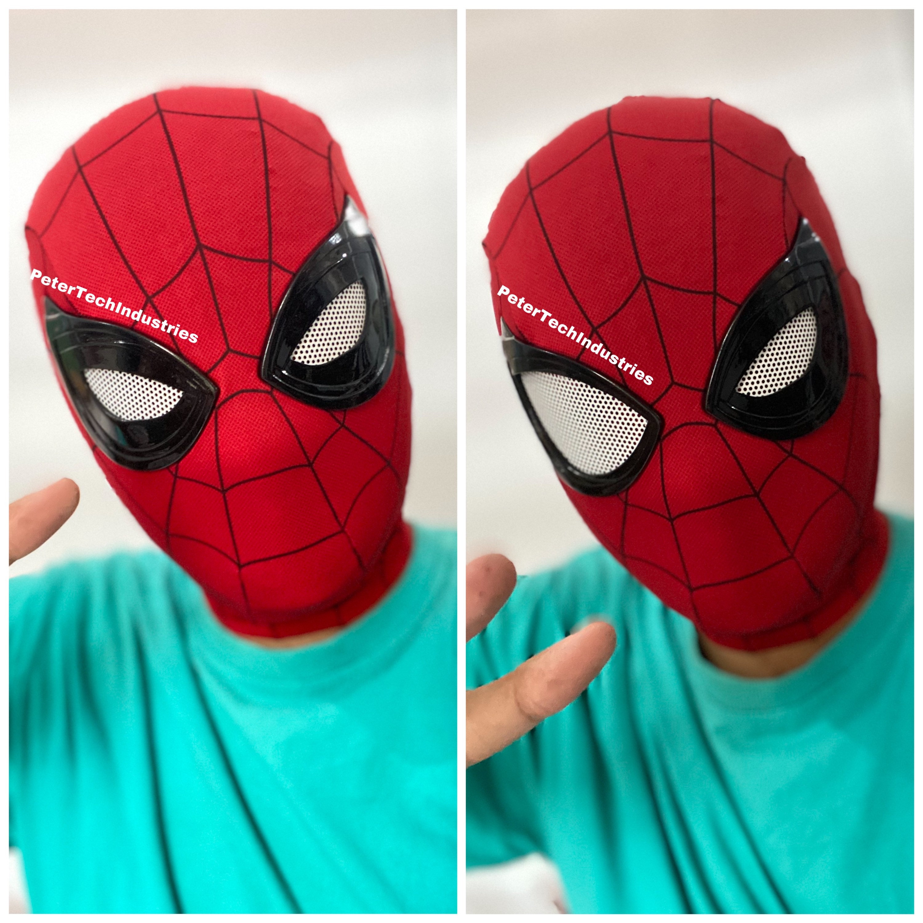 Spiderman Mask Moving Eyes Electronic Mask – Vyrama