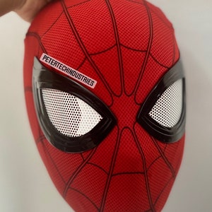 組み立て済みスパイダーマンマスク トム・ホランド レプリカ フェイス