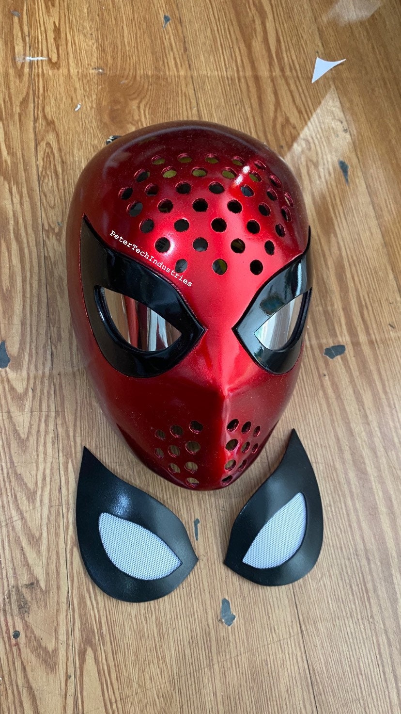 アレックス・ロス スパイダーマン フェイスシェルレンズ：ホワイト