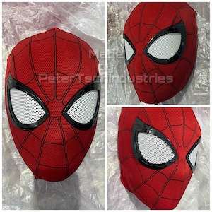 組み立て済みスパイダーマンマスク トム・ホランド レプリカ フェイス 組み立て済みスパイダーマンマスク トム・ホランド レプリカ フェイス