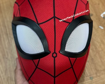 Cartoon Spectacular Spiderman New Mask Style Faceshell Lenses Fabric Mask