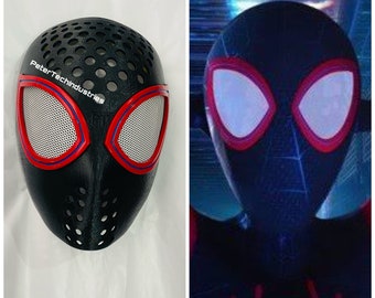 Mask Faceshell Miles Morales Spiderman Into Spiderverse 