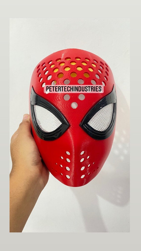 スパイダーマン トム・ホランド フェイスシェルマスク レンズ付き