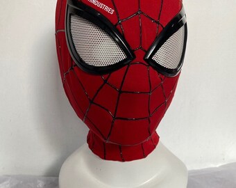 スパイダーマン PS4 マスク パフィーペイント 3D ウェブライン