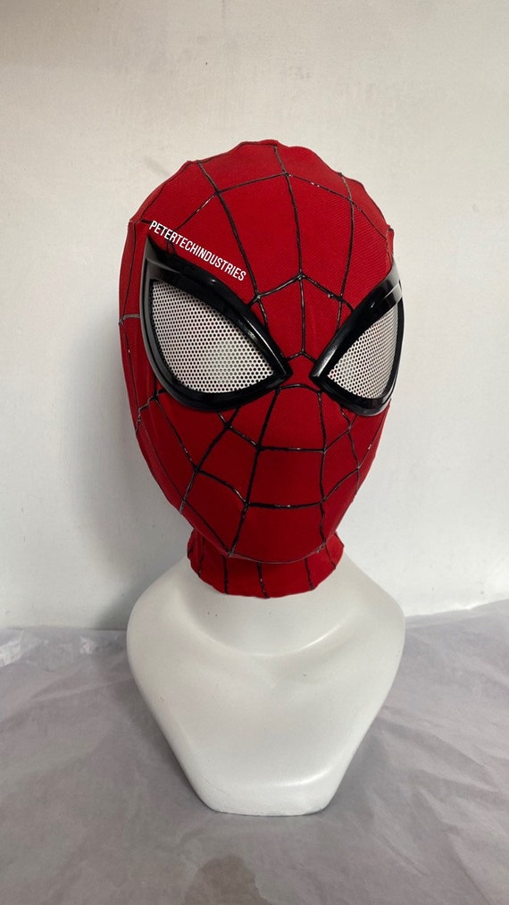 スパイダーマン PS4 マスク パフィーペイント 3D ウェブライン - Etsy 日本