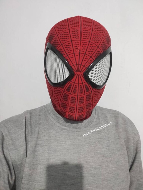 Erstaunliche Spiderman Faceshell Objektive Maske Grosse Etsy